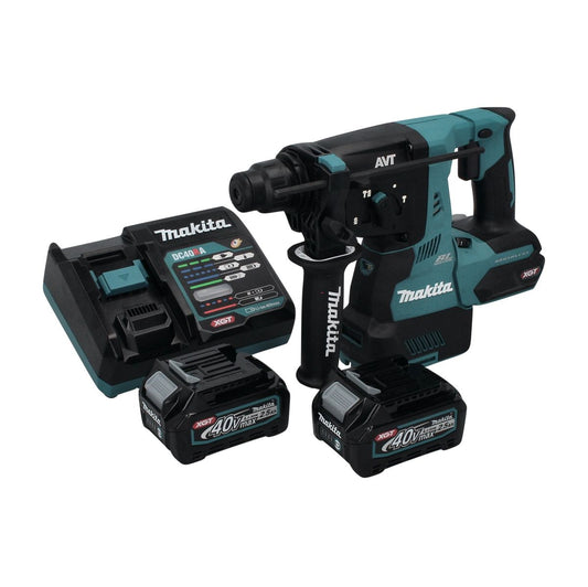 Makita HR 003 GD2 marteau combiné à batterie 40 V max. 2,8 J SDS plus brushless + 2x batterie 2,5 Ah + chargeur