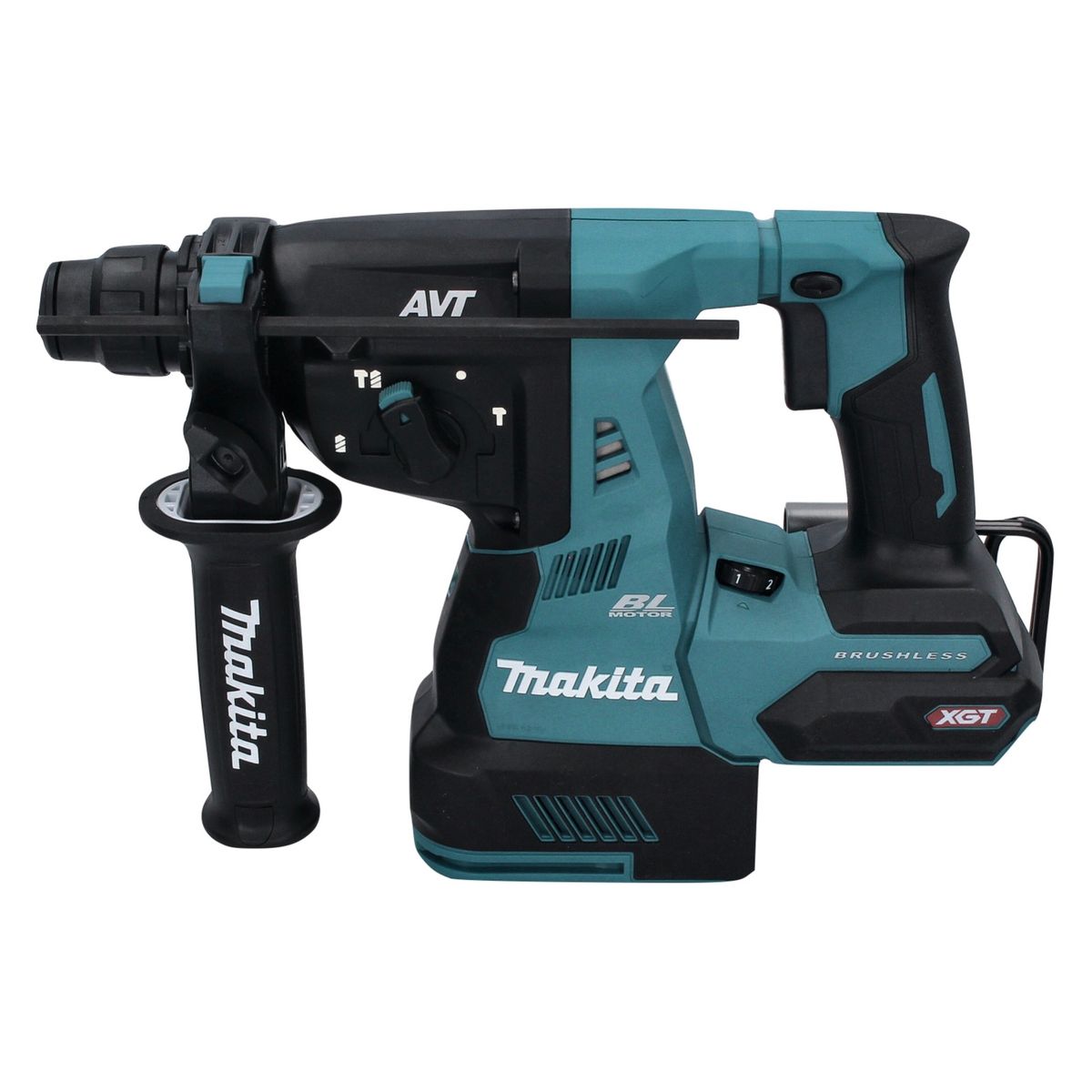 Makita HR 003 GD2 Akku Kombihammer 40 V max. 2,8 J SDS plus Brushless + 2x Akku 2,5 Ah + Ladegerät