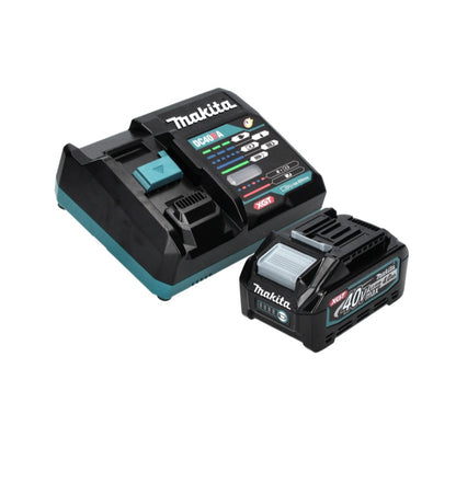 Makita HR 004 GM 101 Akku Kombihammer 40 V max. 2,8 J SDS plus XGT Brushless + DX 14 Staubabsaugung + 1x Akku 4,0 Ah + Ladegerät + Makpac