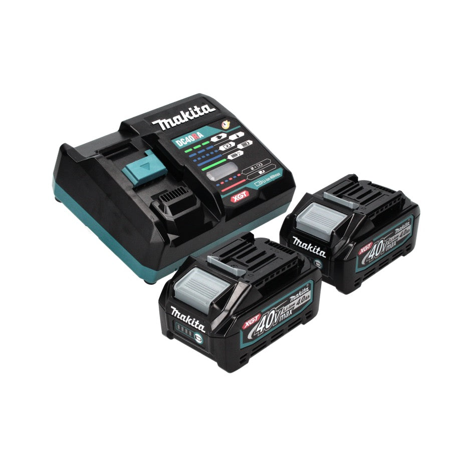 Makita TD 001 GM201 Akku Schlagschrauber 40 V 220 Nm 1/4" XGT Brushless + 2x Akku 4,0 Ah + Makpac + Ladegerät