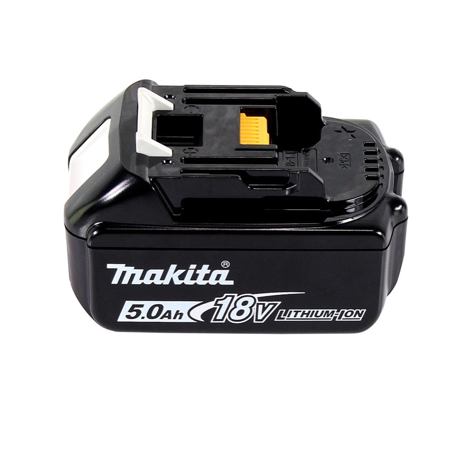 Makita DPB 183 T1 Akku Bandsäge 18 V 66 mm Brushless + 1x Akku 5,0 Ah - ohne Ladegerät