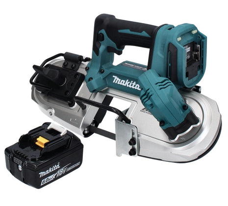 Makita DPB 183 G1 scie à ruban sans balais 18 V 66 mm + 1x batterie 6,0 Ah - sans chargeur