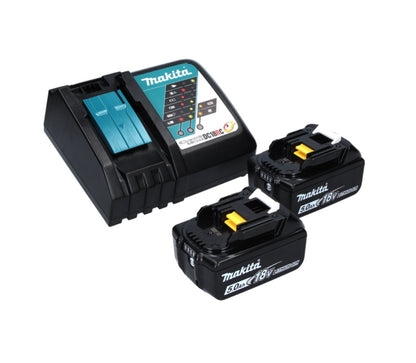 Makita DCE 090 RT2X1 tronçonneuse à batterie 36 V (2x 18 V) 230 mm sans balais + 2x batterie 5,0 Ah + chargeur