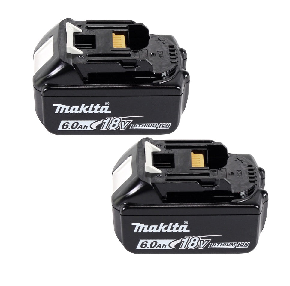 Makita DCE 090 G2X1 tronçonneuse à batterie 36 V (2x 18 V) 230 mm sans balais + 2x batterie 6,0 Ah - sans chargeur