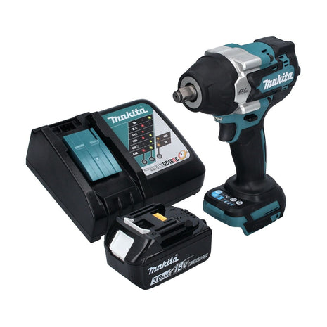 Makita DTW 700 RF1 Akku Schlagschrauber 18 V 700 Nm 1/2" XPT Brushless + 1x Akku 3,0 Ah + Ladegerät