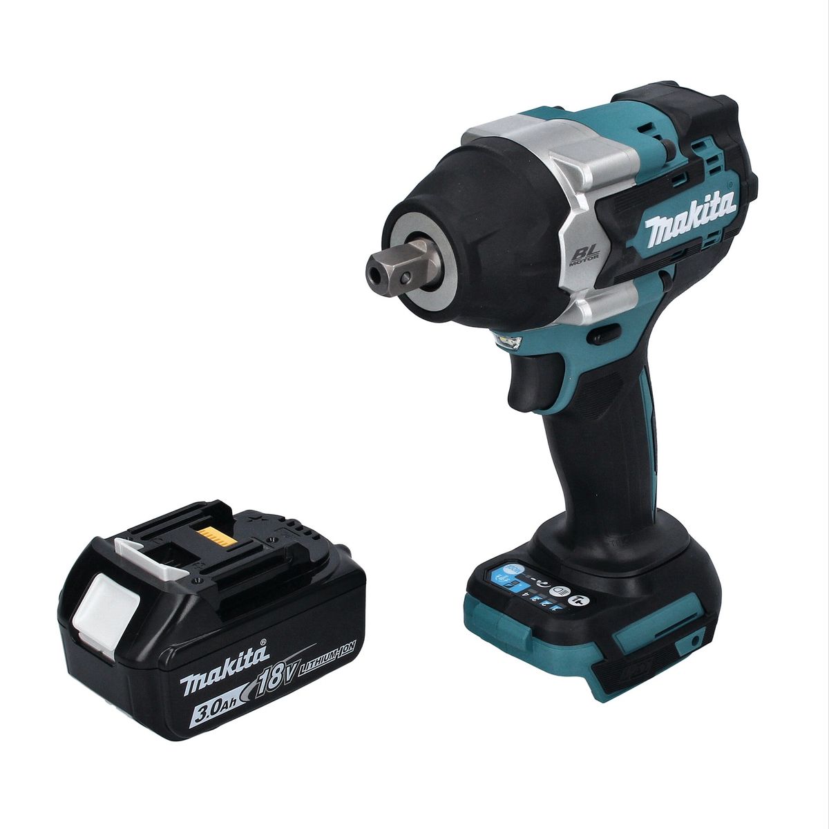 Makita DTW 701 F1 Akku Schlagschrauber 18 V 700 Nm 1/2" XPT Brushless + 1x Akku 3,0 Ah - ohne Ladegerät