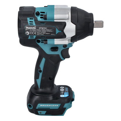 Makita DTW 701 RM clé à chocs sans fil 18 V 700 Nm 1/2" XPT Brushless + 2x batteries 4,0 Ah + chargeur