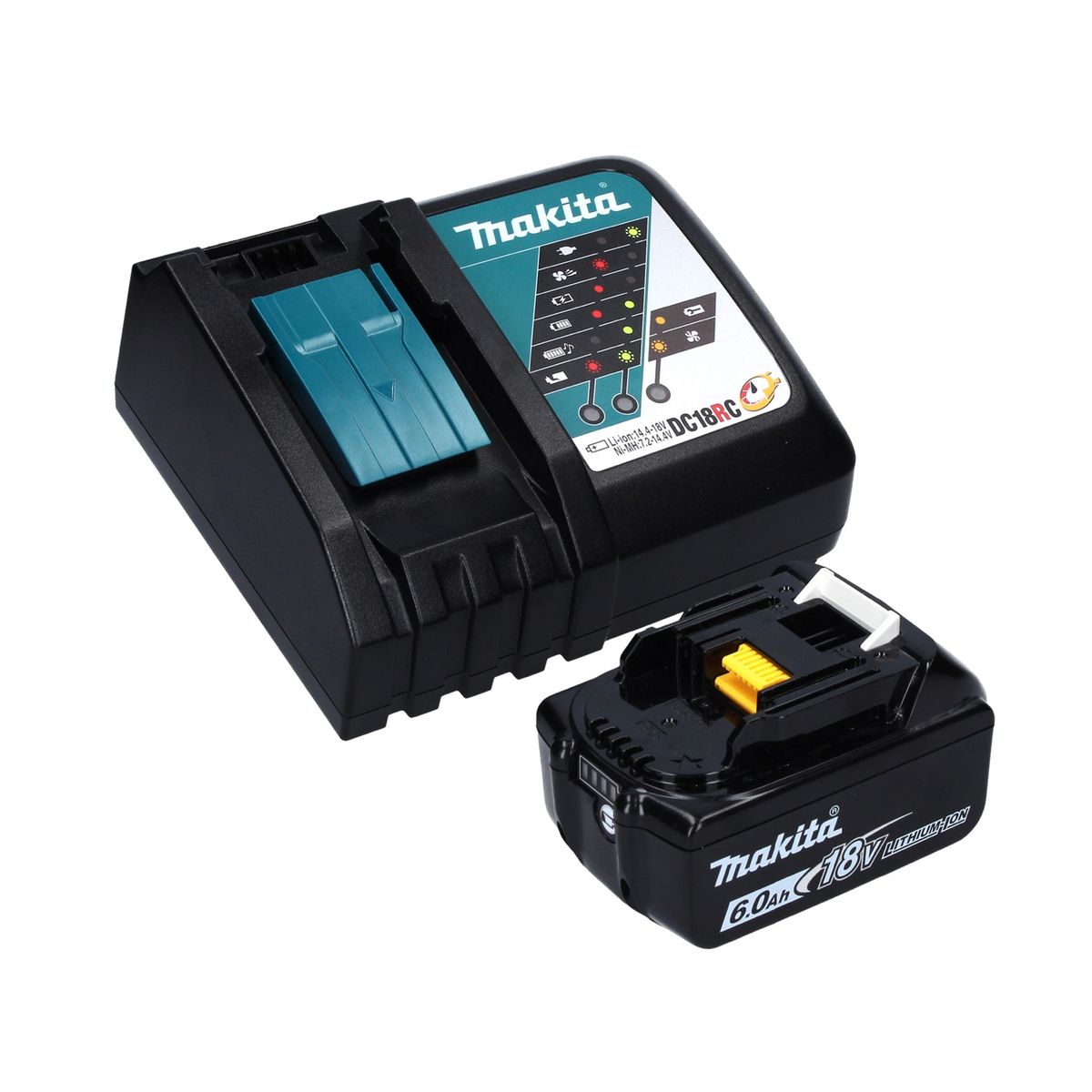 Makita DTW 701 RG1 clé à chocs sans fil 18 V 700 Nm 1/2" XPT Brushless + 1x batterie 6,0 Ah + chargeur