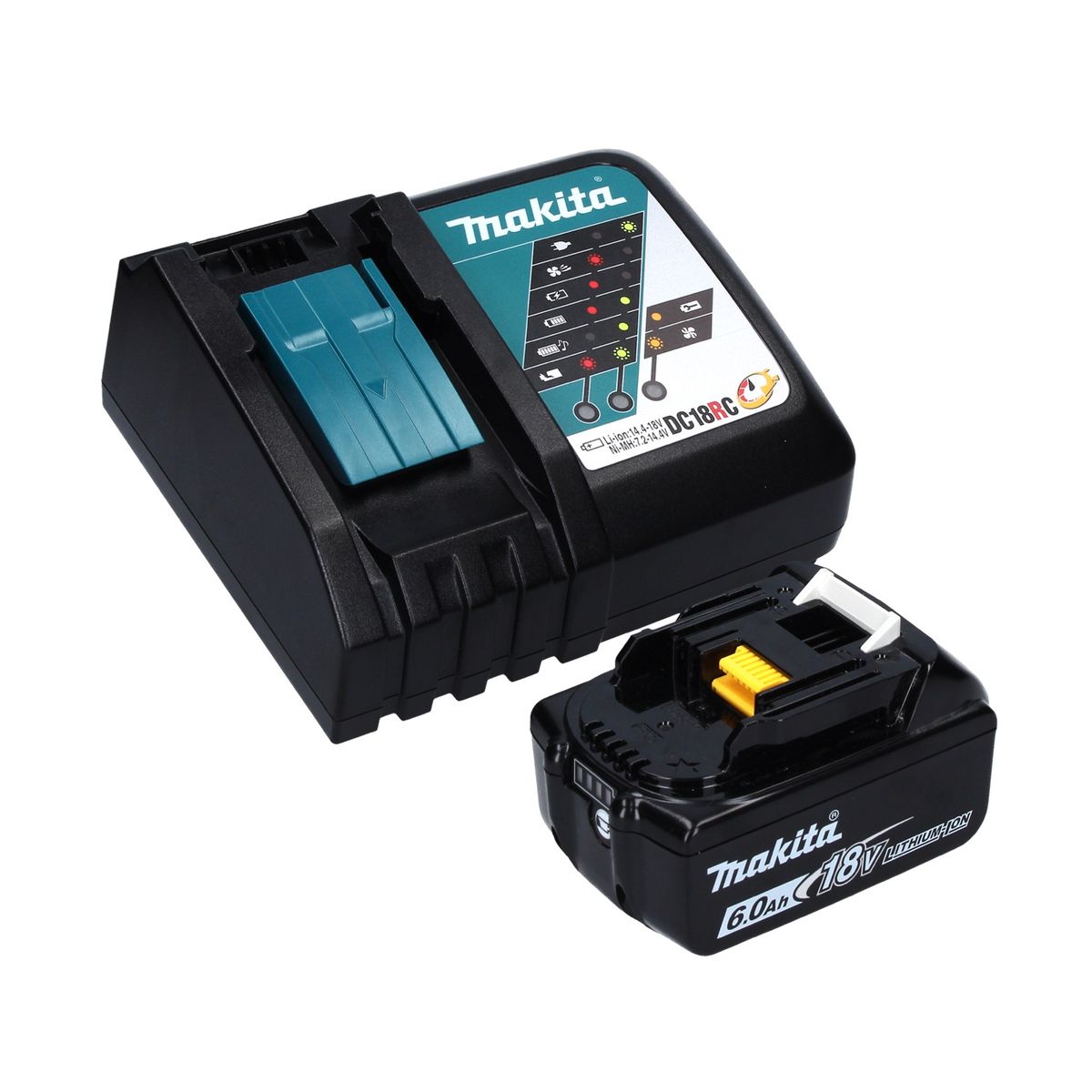 Makita DTW 701 RG1J clé à chocs sans fil 18 V 700 Nm 1/2" XPT Brushless + 1x batterie 6,0 Ah + chargeur + Makpac