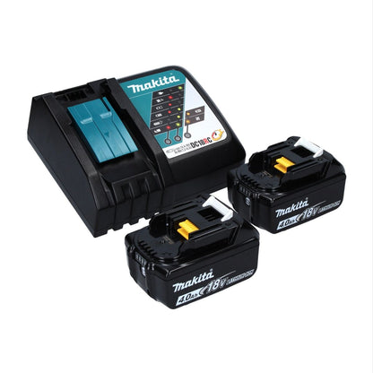 Makita DPO 600 RM polisseuse excentrique sur batterie 18 V 150 mm XPT brushless + 2x batteries 4,0 Ah + chargeur