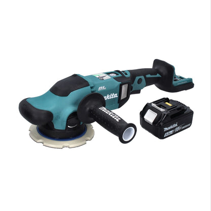 Polisseuse excentrique sur batterie Makita DPO 600 T1 18 V 150 mm XPT Brushless + 1x batterie 5,0 Ah - sans chargeur