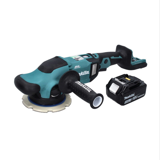 Makita DPO 600 T1 Akku Exzenterpolierer 18 V 150 mm XPT Brushless + 1x Akku 5,0 Ah - ohne Ladegerät