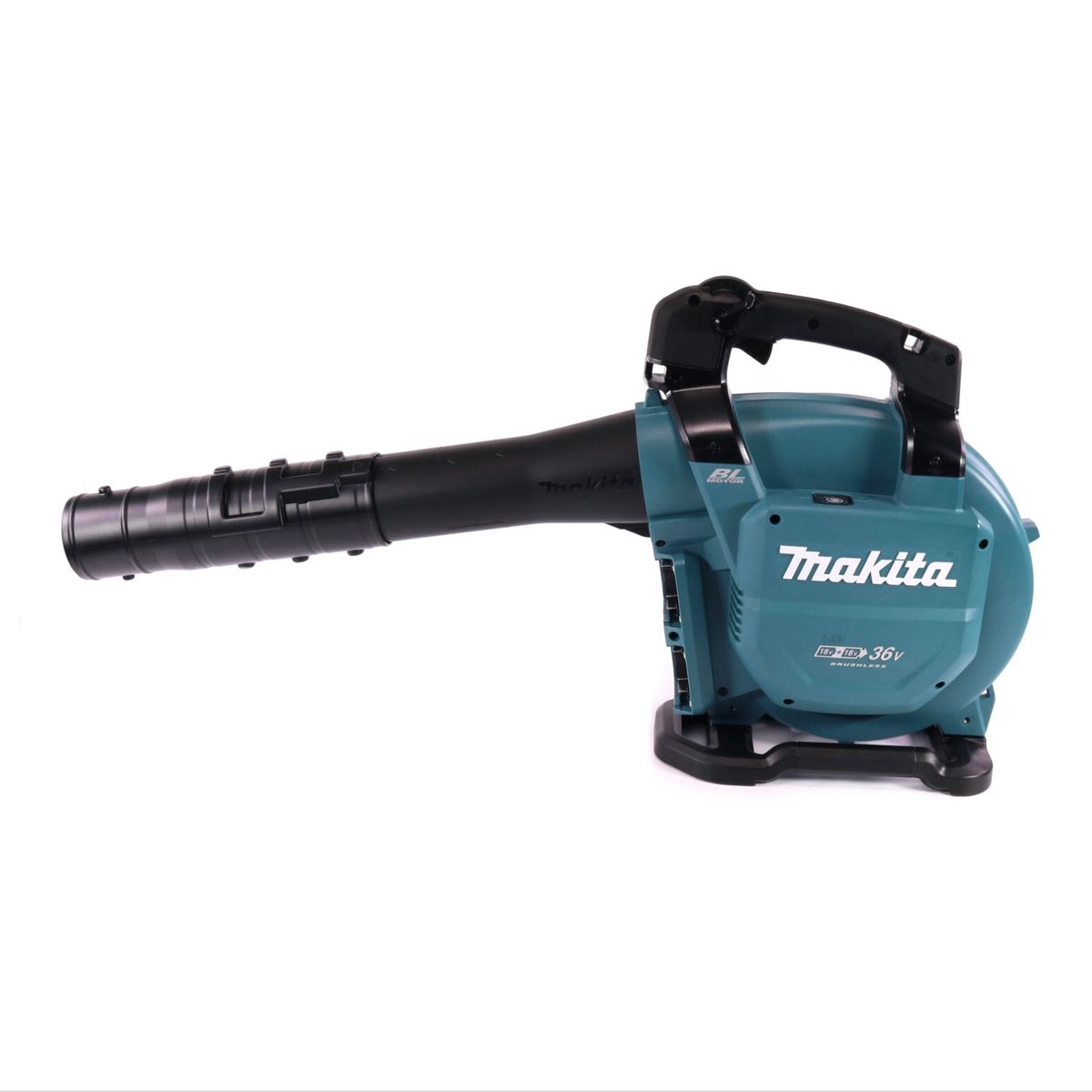 Makita DUB 363 PT2V Akku Gebläse / Laubsauger 36 V ( 2x 18 V ) Brushless + Absaug Set + 2x Akku 5,0 Ah + Doppelladegerät