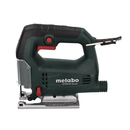 Metabo STEB 65 Quick scie sauteuse 450 watts + 6x lames de scie sauteuse + étui