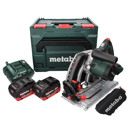 Metabo KT 18 LTX 66 BL Akku Tauchkreissäge 18 V 165 mm + 2x Akku 5,5 Ah + Ladegerät + metaBOX - Toolbrothers