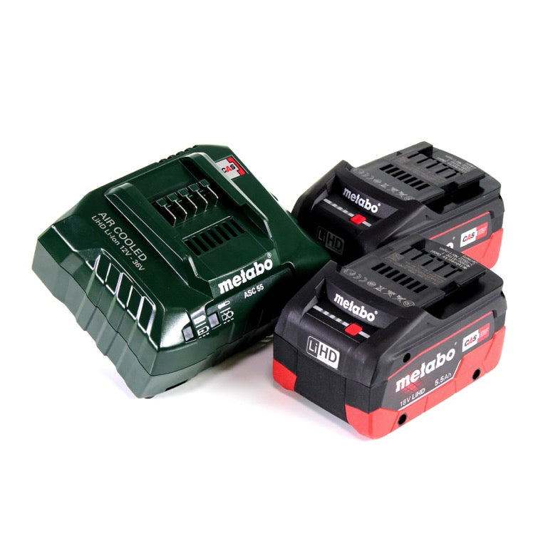 Metabo KT 18 LTX 66 BL Akku Tauchkreissäge 18 V 165 mm + 2x Akku 5,5 Ah + Ladegerät + metaBOX - Toolbrothers