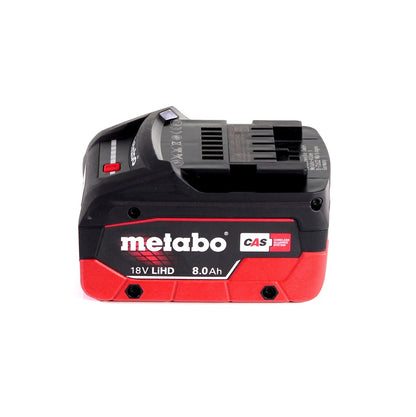 Marteau perforateur sur batterie Metabo BH 18 LTX BL 16 18 V 1,3 J SDS-plus brushless + 1x batterie 8,0 Ah + MetaBOX - sans chargeur