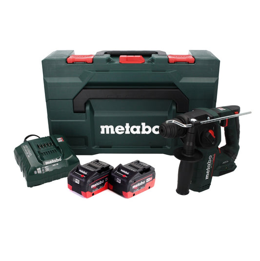 Marteau perforateur à batterie Metabo BH 18 LTX BL 16 18 V 1,3 J SDS-plus brushless + 2x batterie 8,0 Ah + chargeur + MetaBOX