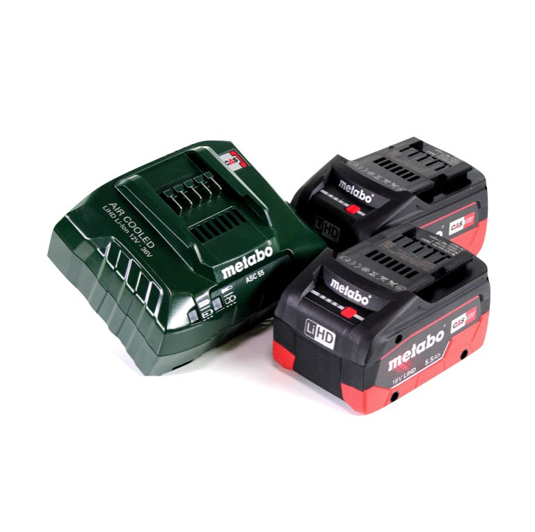 Metabo MT 18 LTX BL QSL Akku Multitool 18 V Brushless Starlock Plus + 2x Akku 5,5 Ah + Ladegerät+ metaBOX - Toolbrothers