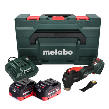 Metabo MT 18 LTX BL QSL Akku Multitool 18 V Brushless Starlock Plus + 2x Akku 8,0 Ah + Ladegerät + metaBOX - Toolbrothers