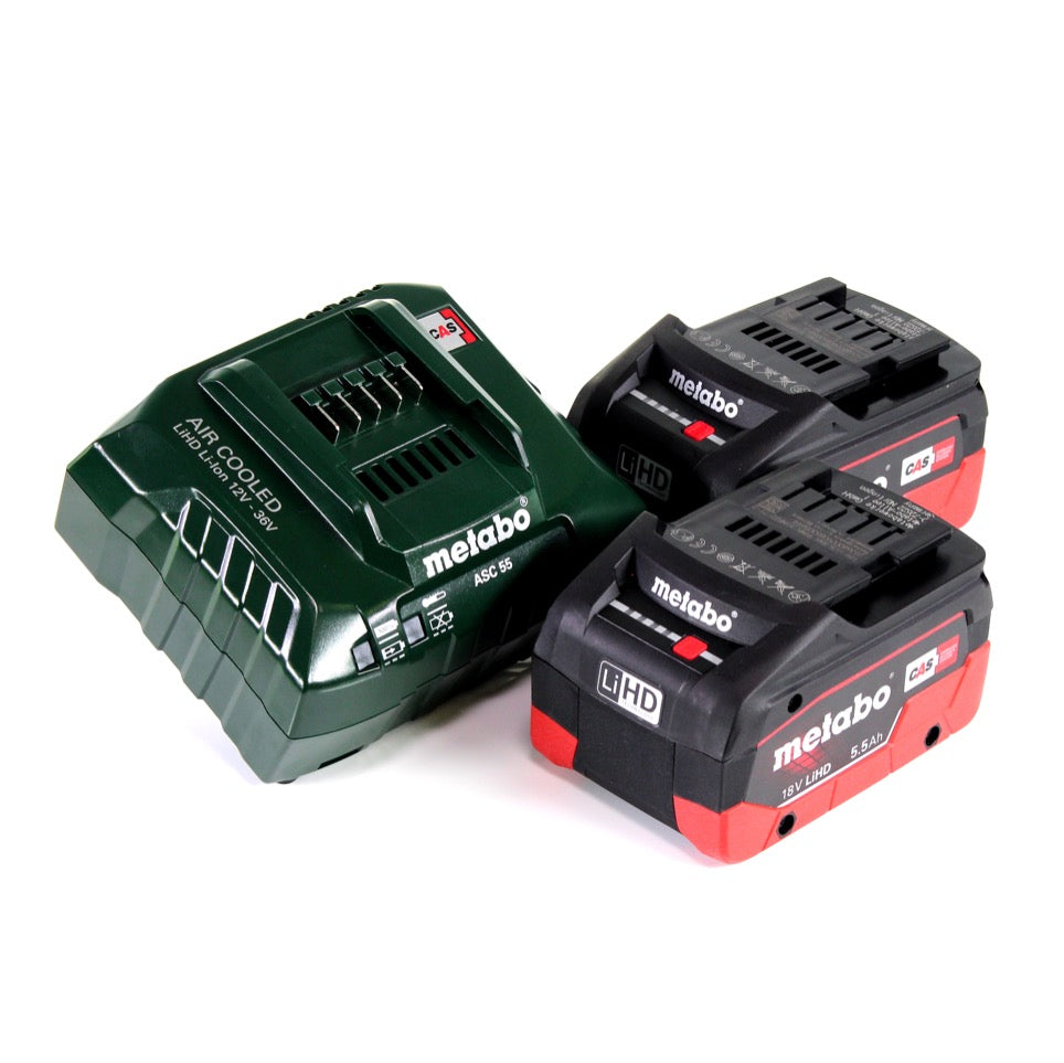 Metabo ASR 36 18 BL 25 M SC Akku Nass Trocken Sauger 36 V ( 2x 18 V ) 25 l Brushless + 2x Akku 5,5 Ah + Ladegerät - Toolbrothers