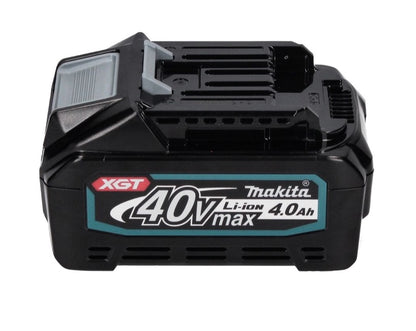 Kit source d'alimentation Makita 40 V max. avec 1 batterie BL 4040 4,0 Ah XGT + chargeur rapide DC 40 RA XGT LXT + adaptateur de charge ADP10