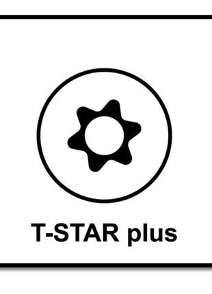 SPAX Set BIT T-STAR plus T30 - 6,4 x 25 mm, 5 pièces (5000009182309) + Vis à tête ronde HI.FORCE 6,0 x 220 mm 50 pièces (0251010602205)