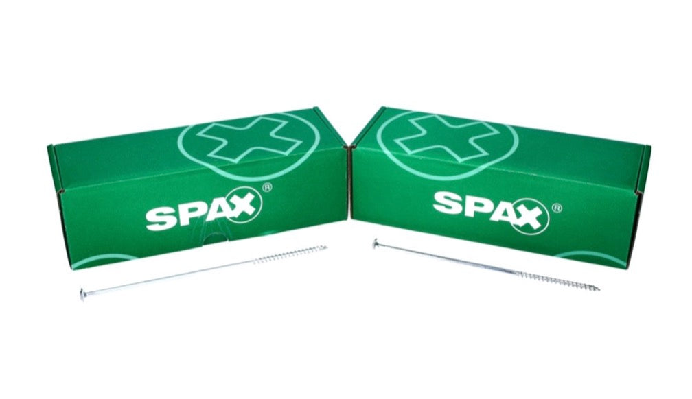 SPAX Set BIT T-STAR plus T30 - 6,4 x 25 mm, 5 pièces (5000009182309) + Vis à tête ronde HI.FORCE 6,0 x 200 mm 50 pièces (0251010602005)