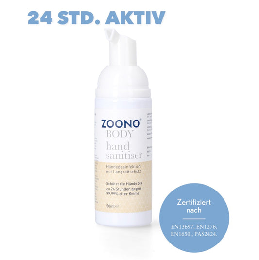 Zoono Germfree24 Handdesinfektion 50 ml Schutz bis zu 24 Std. gegen 99,99 % aller Keime ( Zertifiziert nach PAS 2424 / EN13697 / EN1276 / EN1650 ) - Toolbrothers