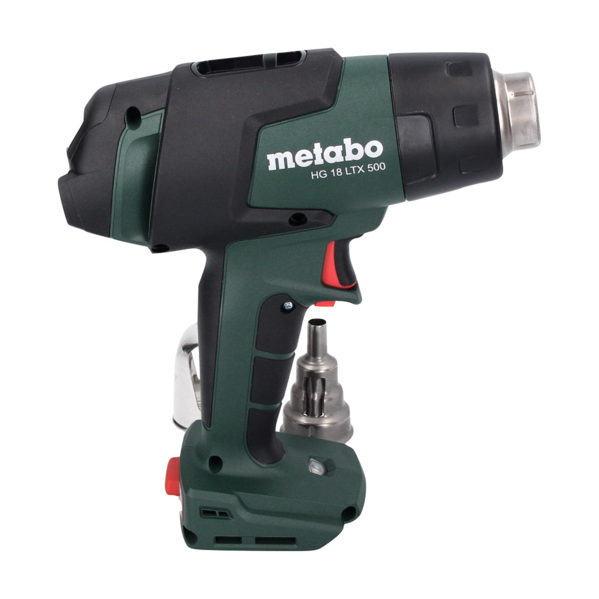 Metabo HG 18 LTX 500 Akku Heißluftgebläse 18 V 300 - 500 °C + 1x Akku 5,5 Ah + MetaBox - ohne Ladegerät - Toolbrothers