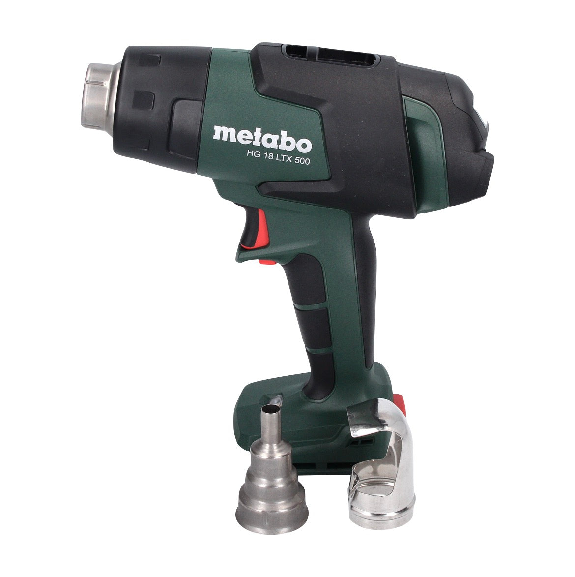 Metabo HG 18 LTX 500 Akku Heißluftgebläse 18 V 300 - 500 °C + 1x Akku 5,5 Ah + MetaBox - ohne Ladegerät - Toolbrothers