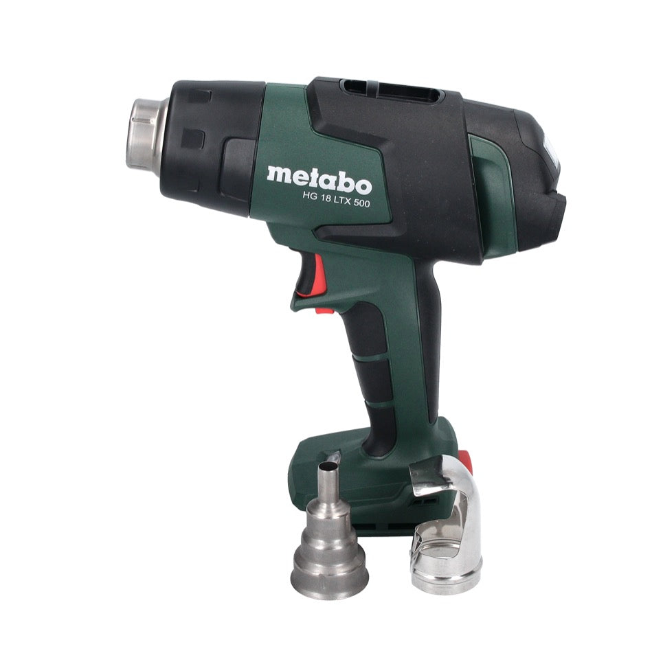 Metabo HG 18 LTX 500 Akku Heißluftgebläse 18 V 300 - 500 °C + 1x Akku 8,0 Ah + Ladegerät + MetaBox - Toolbrothers