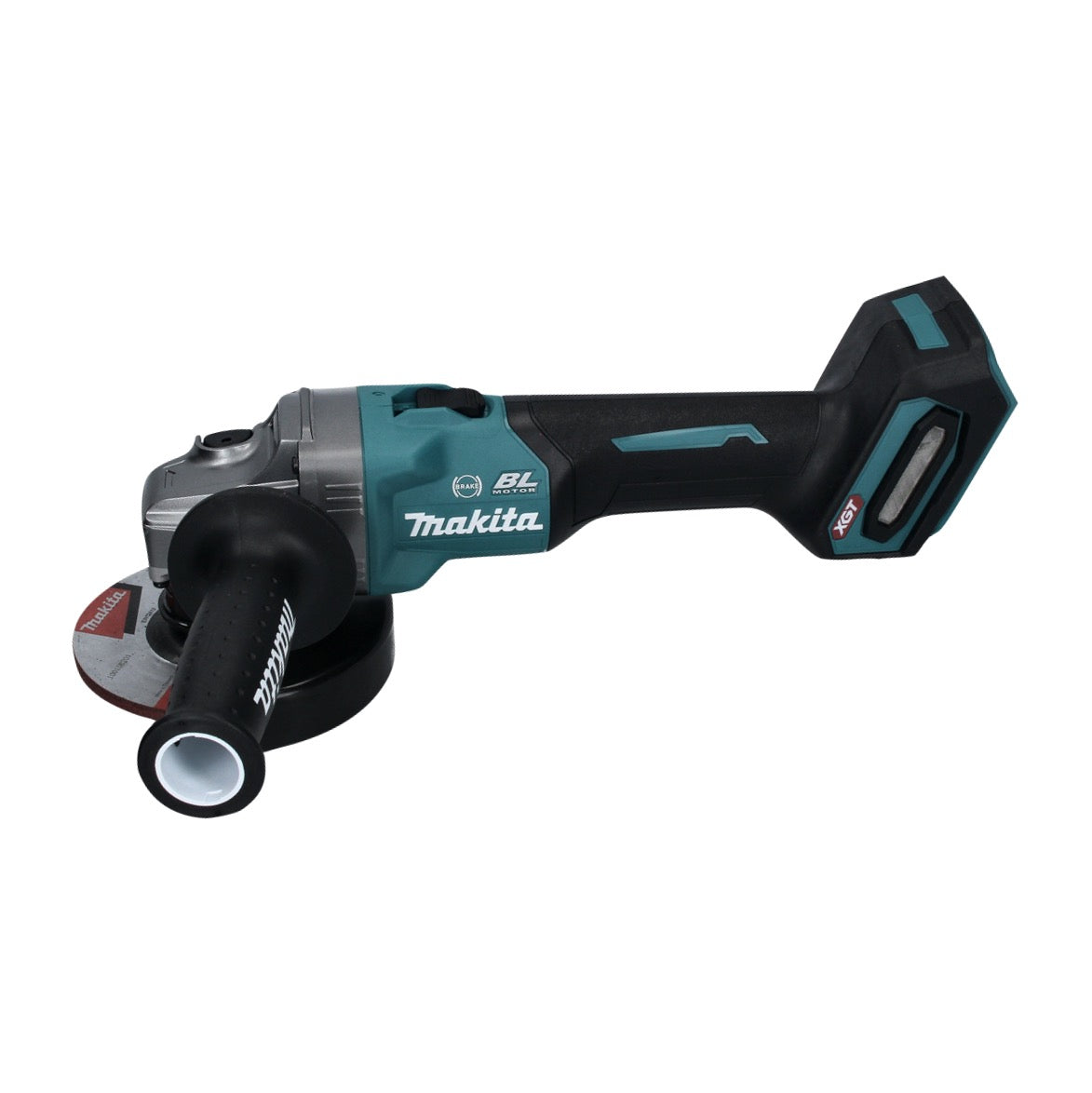 Meuleuse d'angle sur batterie Makita GA 005 GZ01 40 V max. 125 mm sans balais XGT + hotte aspirante + Makpac - sans batterie, sans chargeur