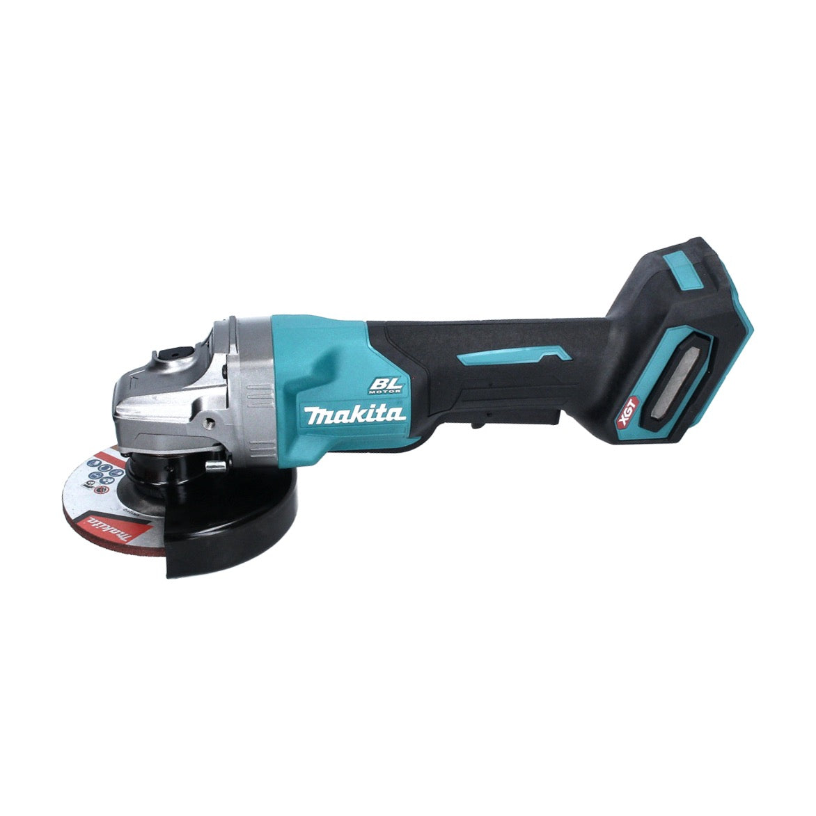 Meuleuse d'angle sur batterie Makita GA 016 GZ01 40 V max. 125 mm brushless XGT + hotte aspirante + Makpac - sans batterie, sans chargeur