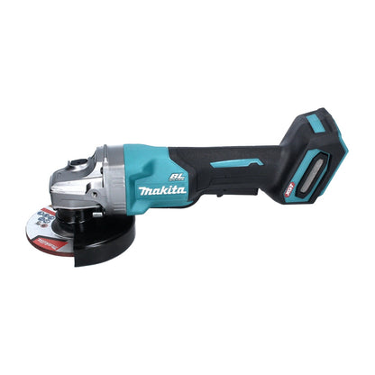 Meuleuse d'angle sur batterie Makita GA 016 GD101 40 V max. 125 mm sans balais XGT + 1x batterie 2,5 Ah + chargeur + hotte d'aspiration + Makpac