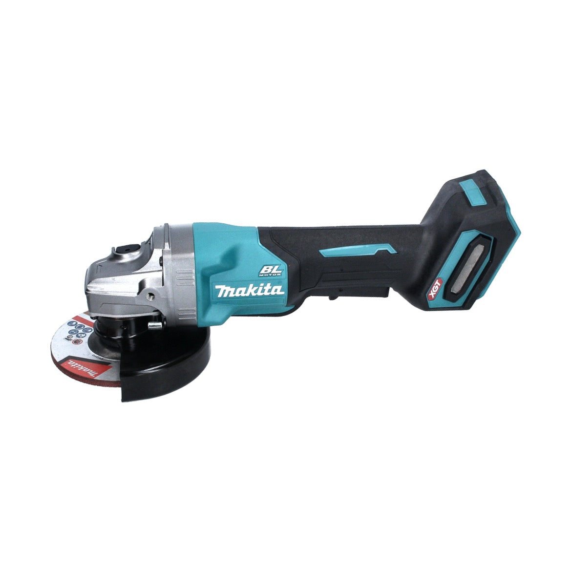 Makita GA 016 GM101 Akku Winkelschleifer 40 V max. 125 mm Brushless  XGT + 1x Akku 4,0 Ah + Ladegerät + Absaughaube + Makpac