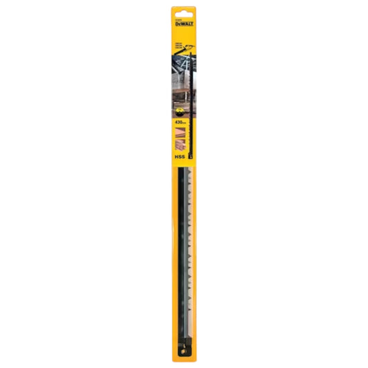 Lames de scie spéciales DeWalt DT 2978 Alligator Lame universelle HSS 430 mm pour bois durs, résineux, bois de chauffage, carton, plaques de plâtre et panneaux isolants en fibres de bois