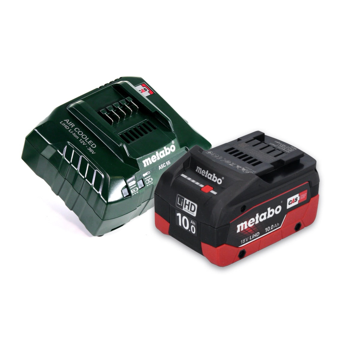 Metabo AHS 18-55 V Akku Heckenschere 18 V 53 cm + 1x Akku 10,0 Ah + Ladegerät