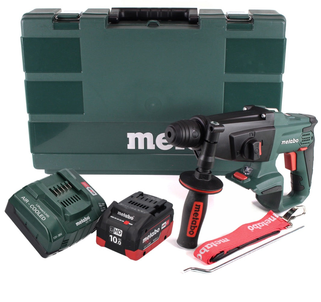 Marteau combiné à batterie Metabo KHA 18 LTX 18 V (600210860) + 1x batterie 10,0 Ah + chargeur + coffret