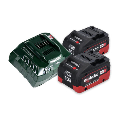 Scie sabre sur batterie Metabo ASE 18 LTX 18 V + 2x batteries 10,0 Ah + chargeur