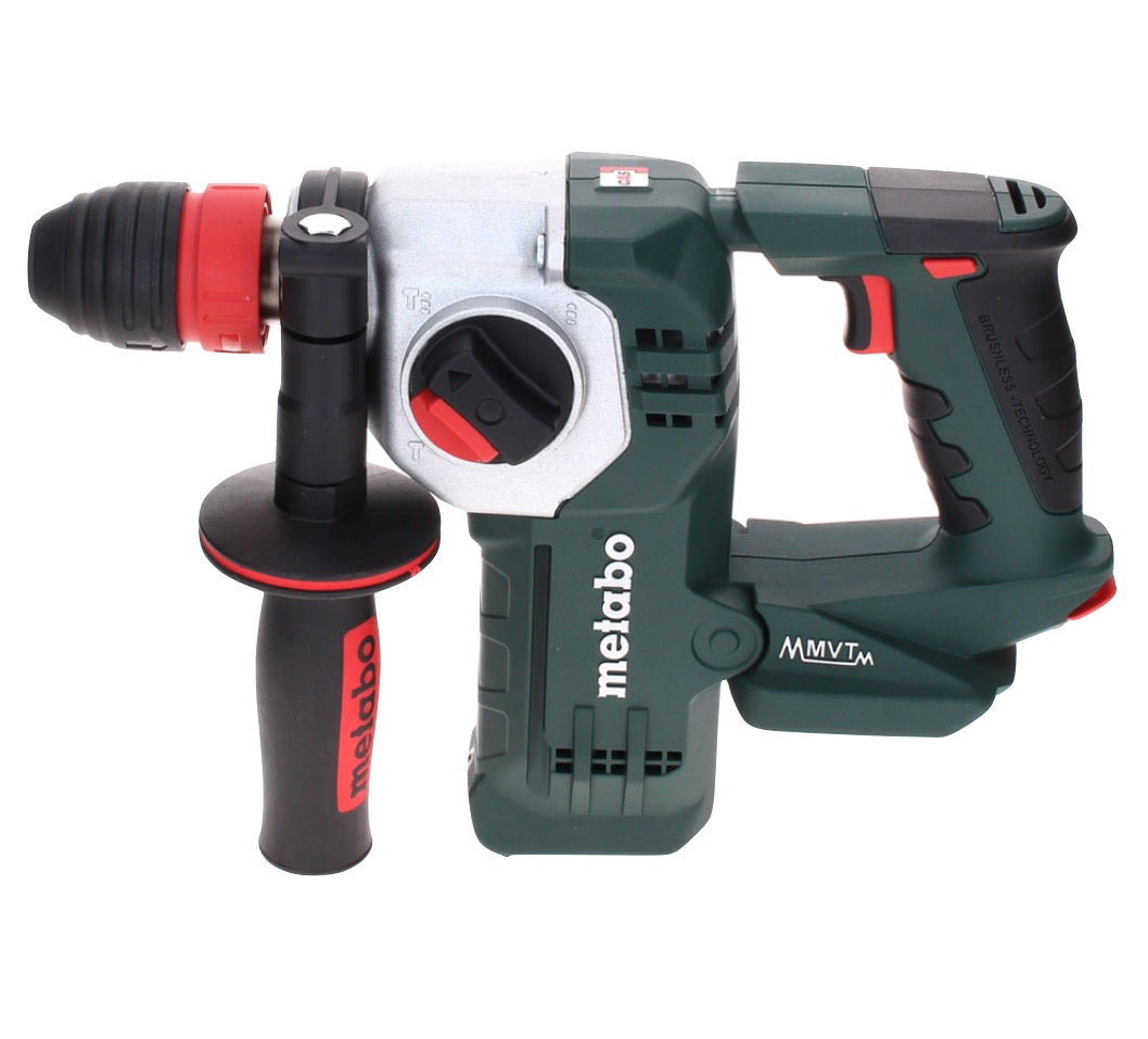 Metabo KHA 18 LTX BL 24 Marteau combiné à batterie Quick 18 V 2,2 J SDS-plus brushless (600211840) + 1x batterie 10,0 Ah + MetaLoc - sans chargeur