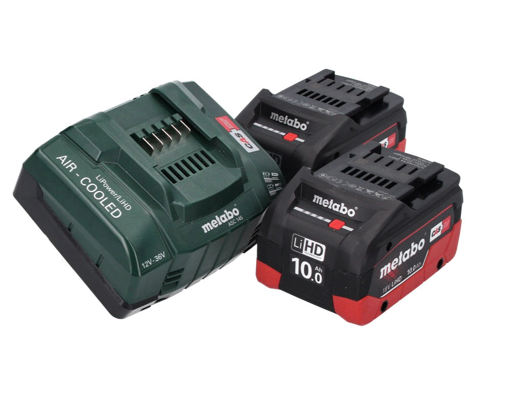 Metabo KHA 18 LTX BL 24 Quick Akku Kombihammer 18 V 2,2 J SDS-plus Brushless ( 600211840 ) + 2x Akku 10,0 Ah + Ladegerät + MetaLoc