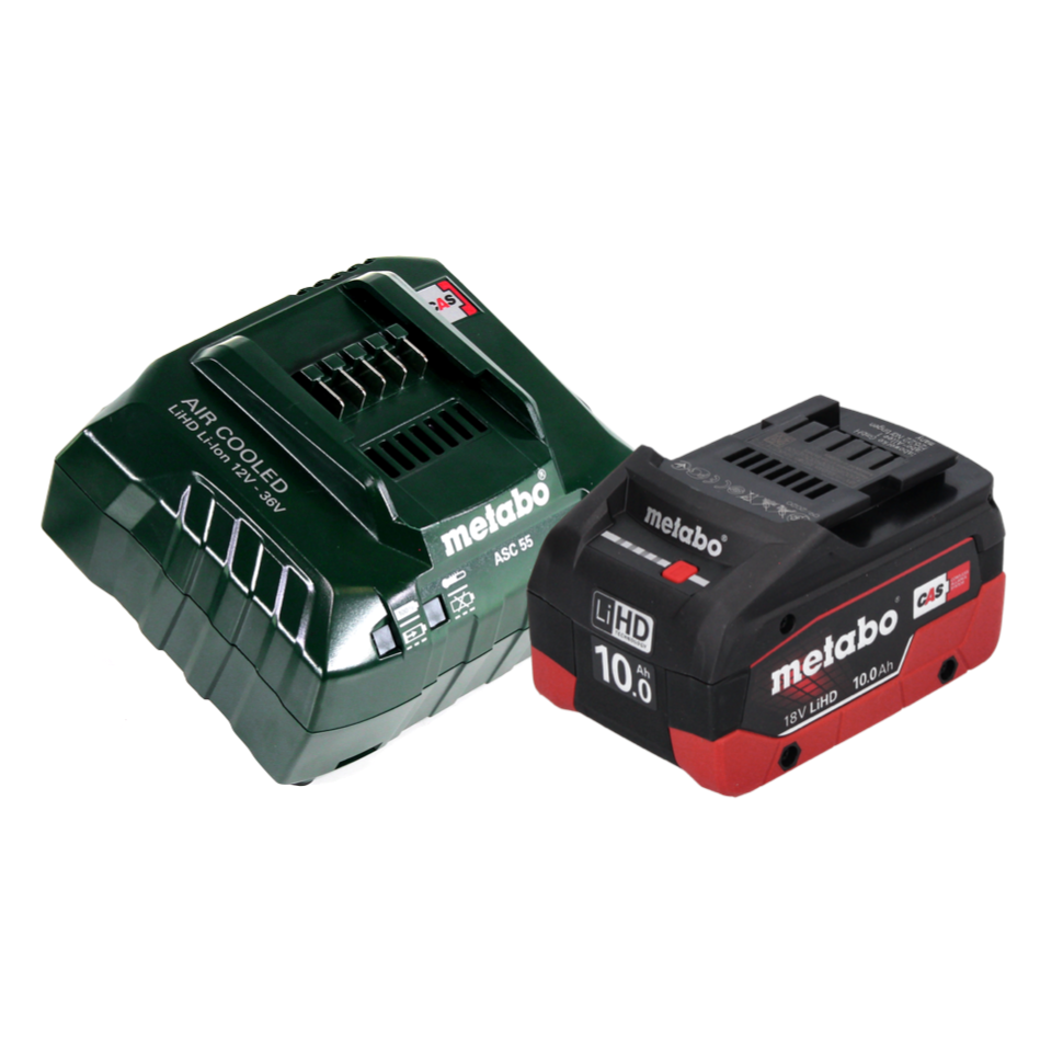 Scie sauteuse Metabo STA 18 LTX 140 avec batterie 18 V + 1x batterie 10,0 Ah + chargeur + métaBOX