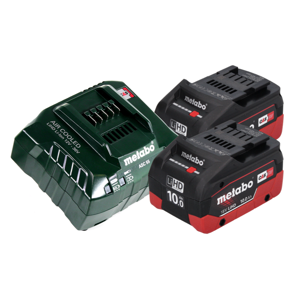 Metabo STA 18 LTX 140 Akku Stichsäge 18 V + 2x Akku 10,0 Ah + Ladegerät + metaBOX