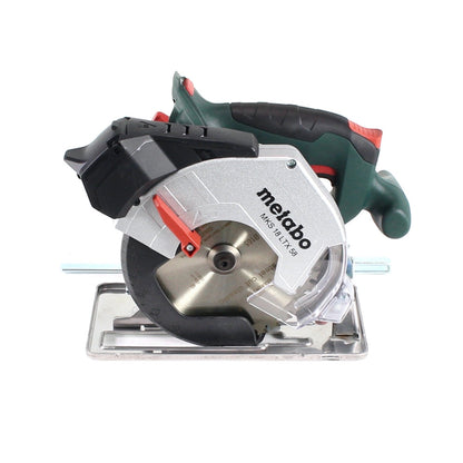 Metabo MKS 18 LTX 58 Akku Metall Handkreissäge 18 V 165 mm + 1x Akku 10,0 Ah + Ladegerät + MetaLoc