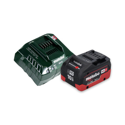 Metabo MKS 18 LTX 58 Akku Metall Handkreissäge 18 V 165 mm + 1x Akku 10,0 Ah + Ladegerät + MetaLoc