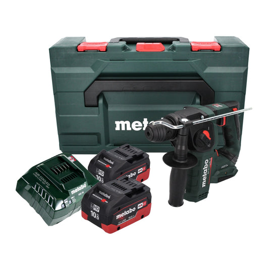 Marteau perforateur à batterie Metabo BH 18 LTX BL 16 18 V 1,3 J SDS-plus brushless + 2x batterie 10,0 Ah + chargeur + MetaBOX