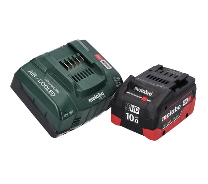 Meuleuse d'angle sur batterie Metabo W 18 LTX 125 Quick 18 V 125 mm (602174840) + 1 batterie 10,0 Ah + chargeur + MetaLoc