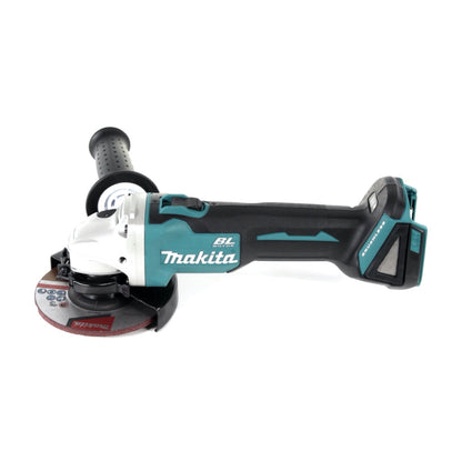 Makita DHP 482 STMX perceuse à percussion sans fil 18 V 62 Nm + meuleuse d'angle sans fil DGA 504 18 V 125 mm sans balais + 2 batteries 5,0 Ah + chargeur + Makbox Maxi