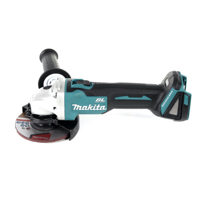 Makita DHP 482 STMX perceuse à percussion sans fil 18 V 62 Nm + meuleuse d'angle sans fil DGA 504 18 V 125 mm sans balais + scie sabre sans fil DJR 186 18 V + 2 batteries 5,0 Ah + chargeur + Makbox Maxi